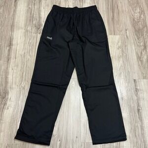 Chefwear Black Elastic Waist Chef Pants Mens Size L Work Uniform Straight Leg
